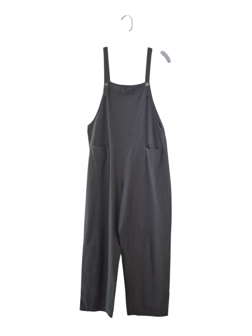​Jumpsuit Overalls Women's Size L Olive Green Army Boho Casual Comfortable